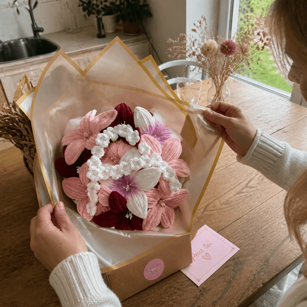 Comment entretenir un bouquet de fleurs éternelles en fil chenille ?