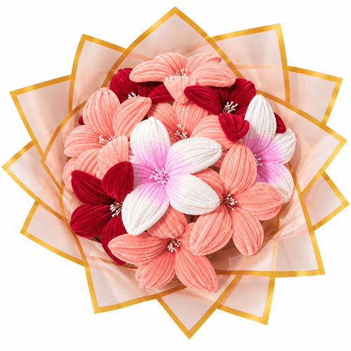 Bouquet de fleur « Glitter Pink »