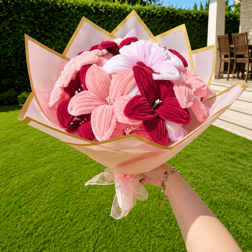 Bouquet de fleur « Glitter Pink »