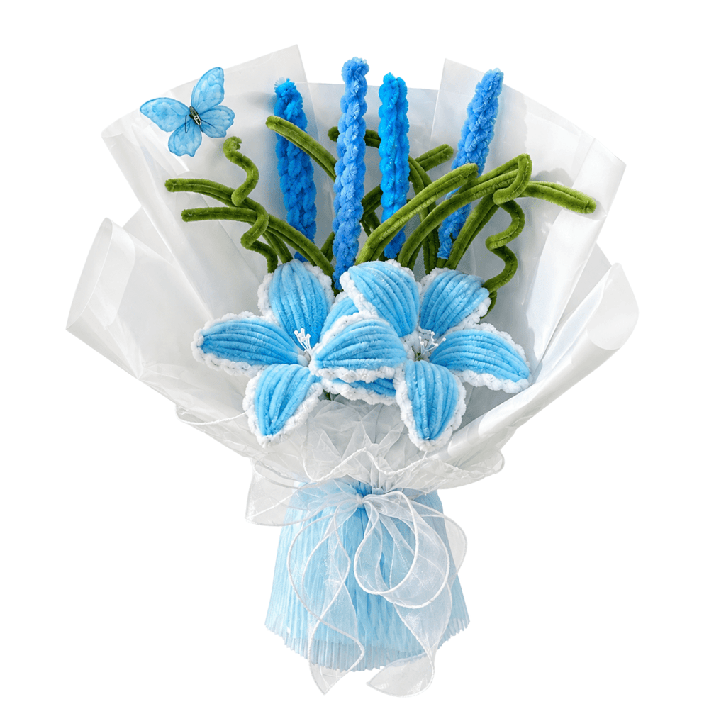 Bouquet de fleurs - « Blue lagoon »