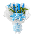Bouquet de fleurs - « Blue lagoon »