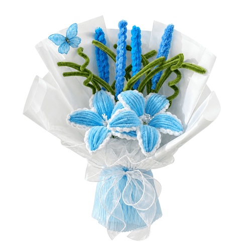 Bouquet de fleurs - « Blue lagoon »