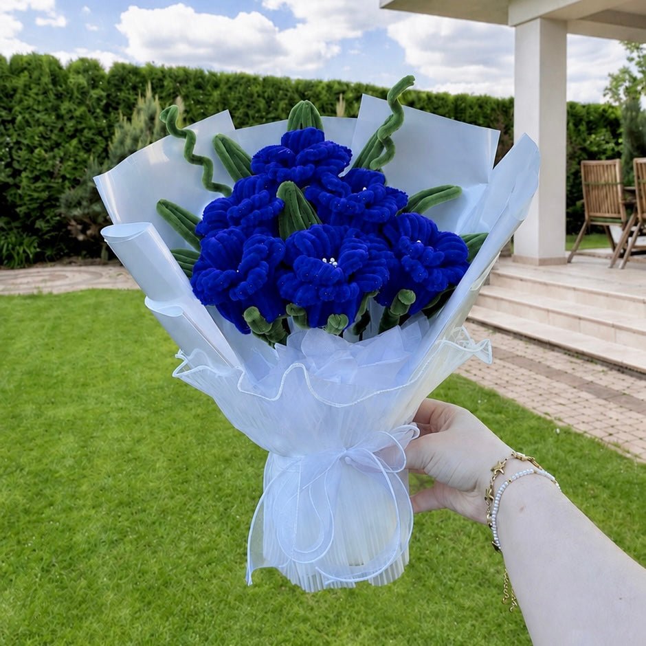 Bouquet de fleurs - « Forever Love » - Roses (Couleur au choix)