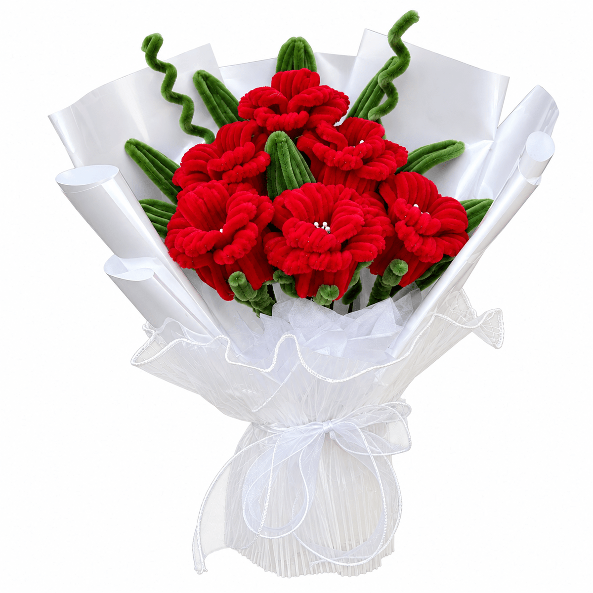 Bouquet de fleurs - « Forever Love » - Roses (Couleur au choix)