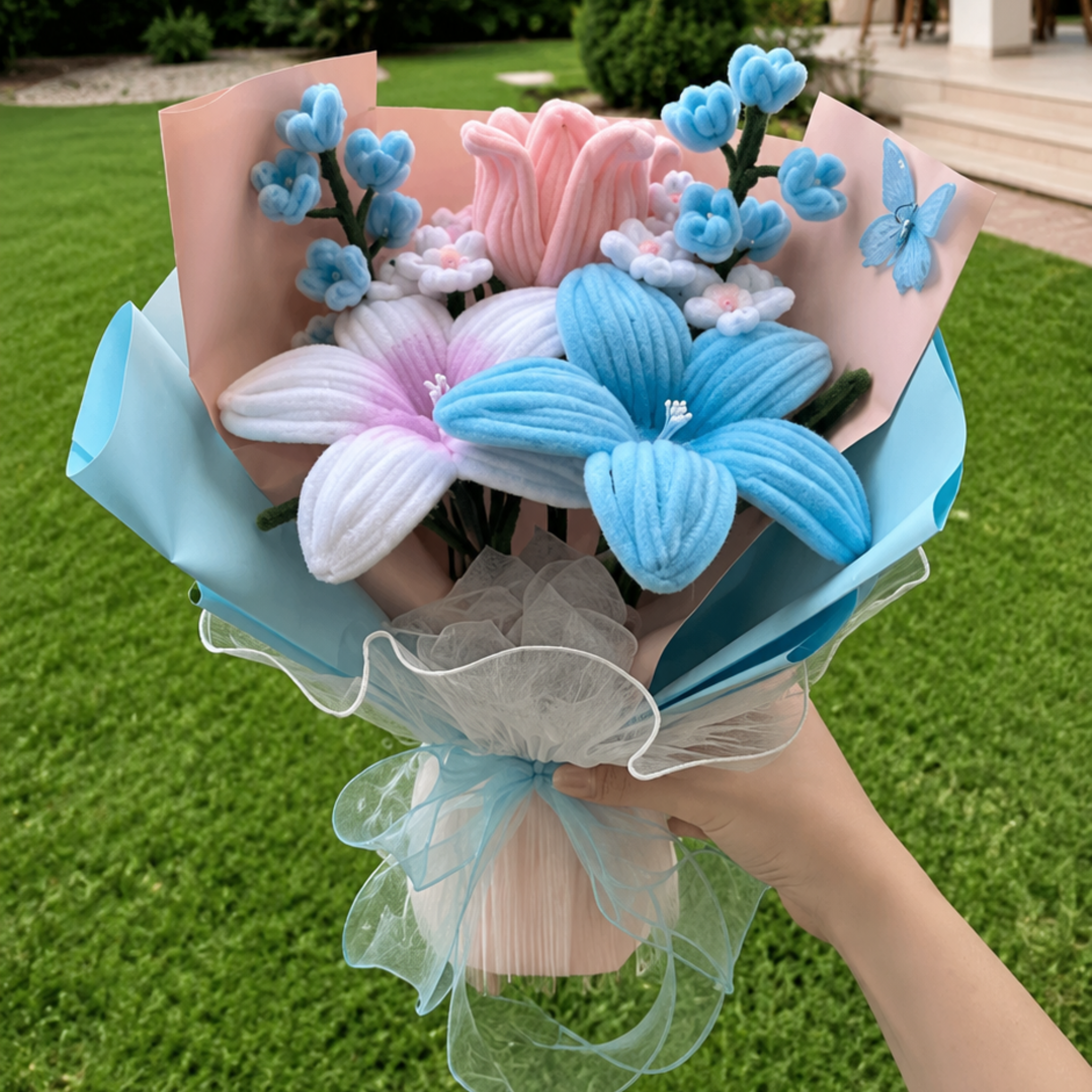 Bouquet de fleurs - "Pastel Dream"