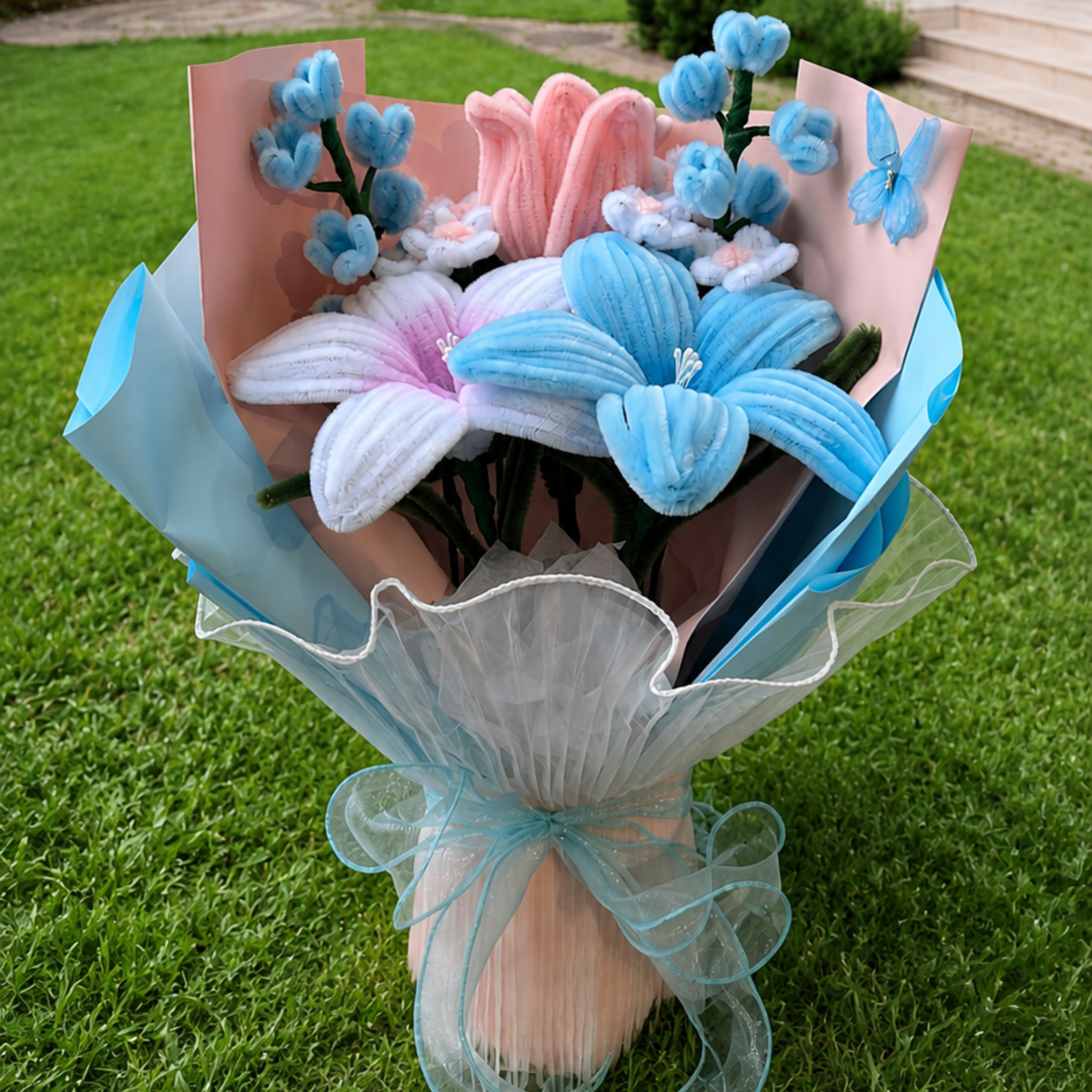 Bouquet de fleurs - "Pastel Dream"