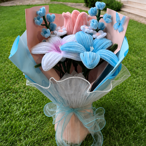 Bouquet de fleurs - "Pastel Dream"
