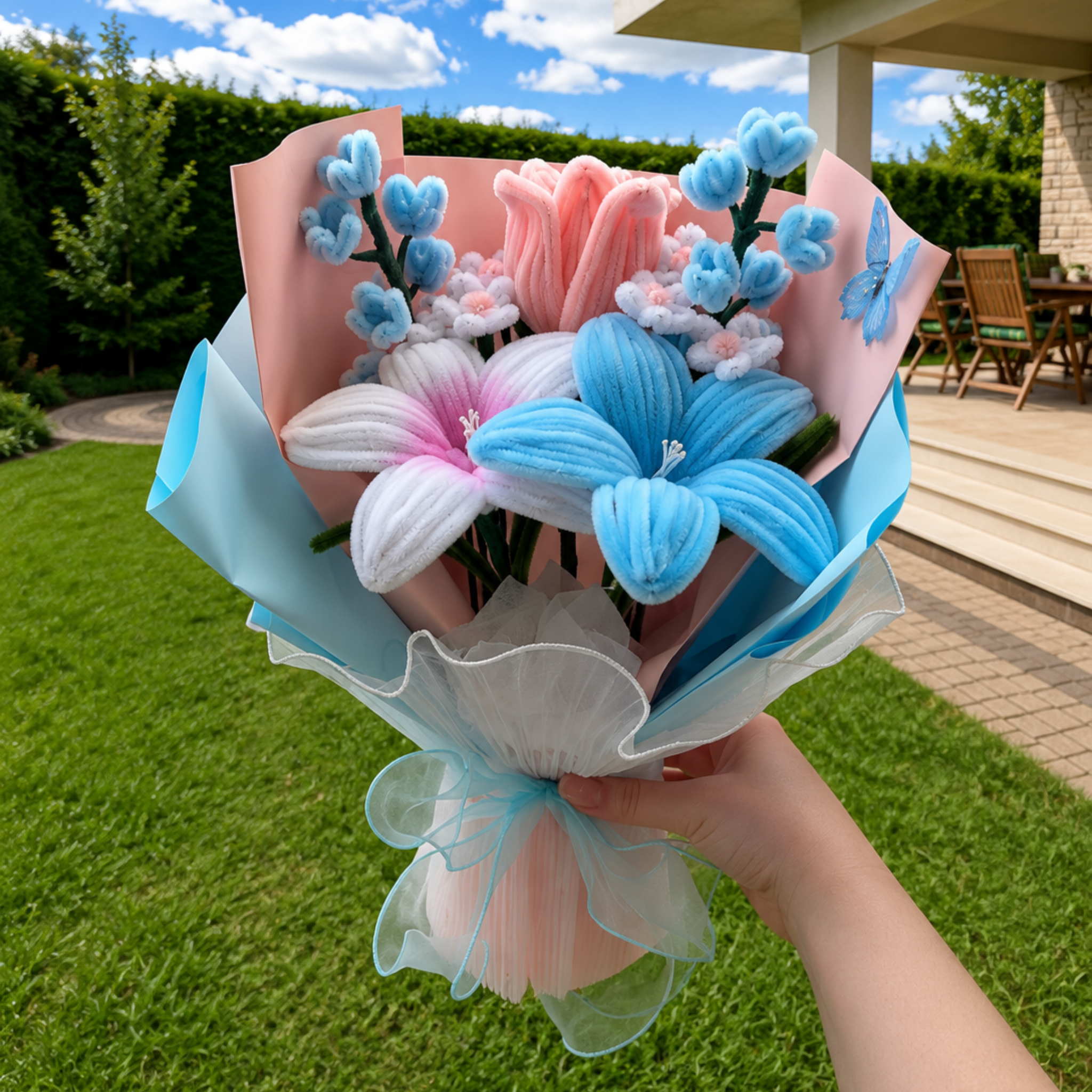 Bouquet de fleurs - "Pastel Dream"