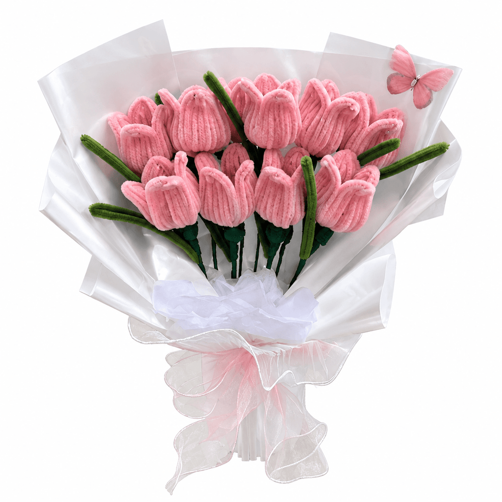 Bouquet de fleurs - « Pink tulips » - Tulipes
