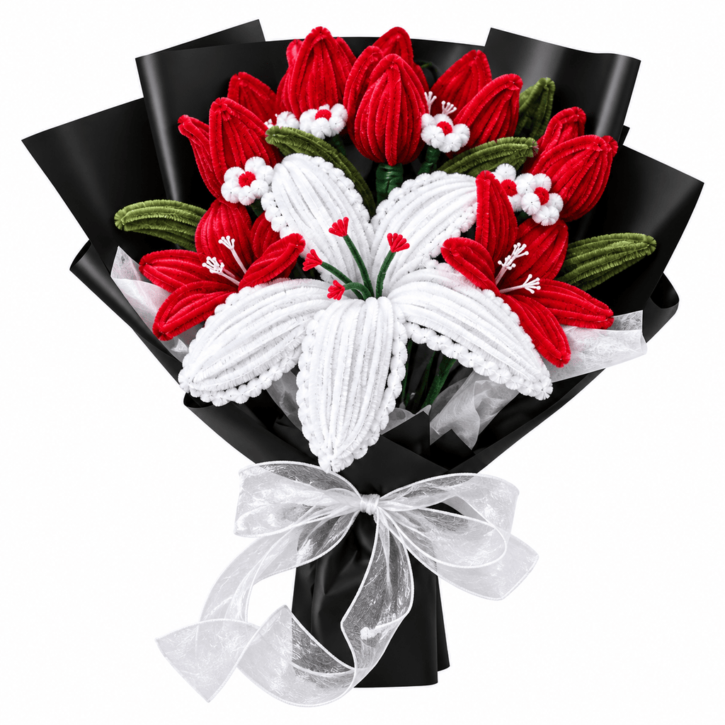 Bouquet de fleurs - "Red Velvet