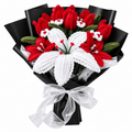 Bouquet de fleurs - "Red Velvet