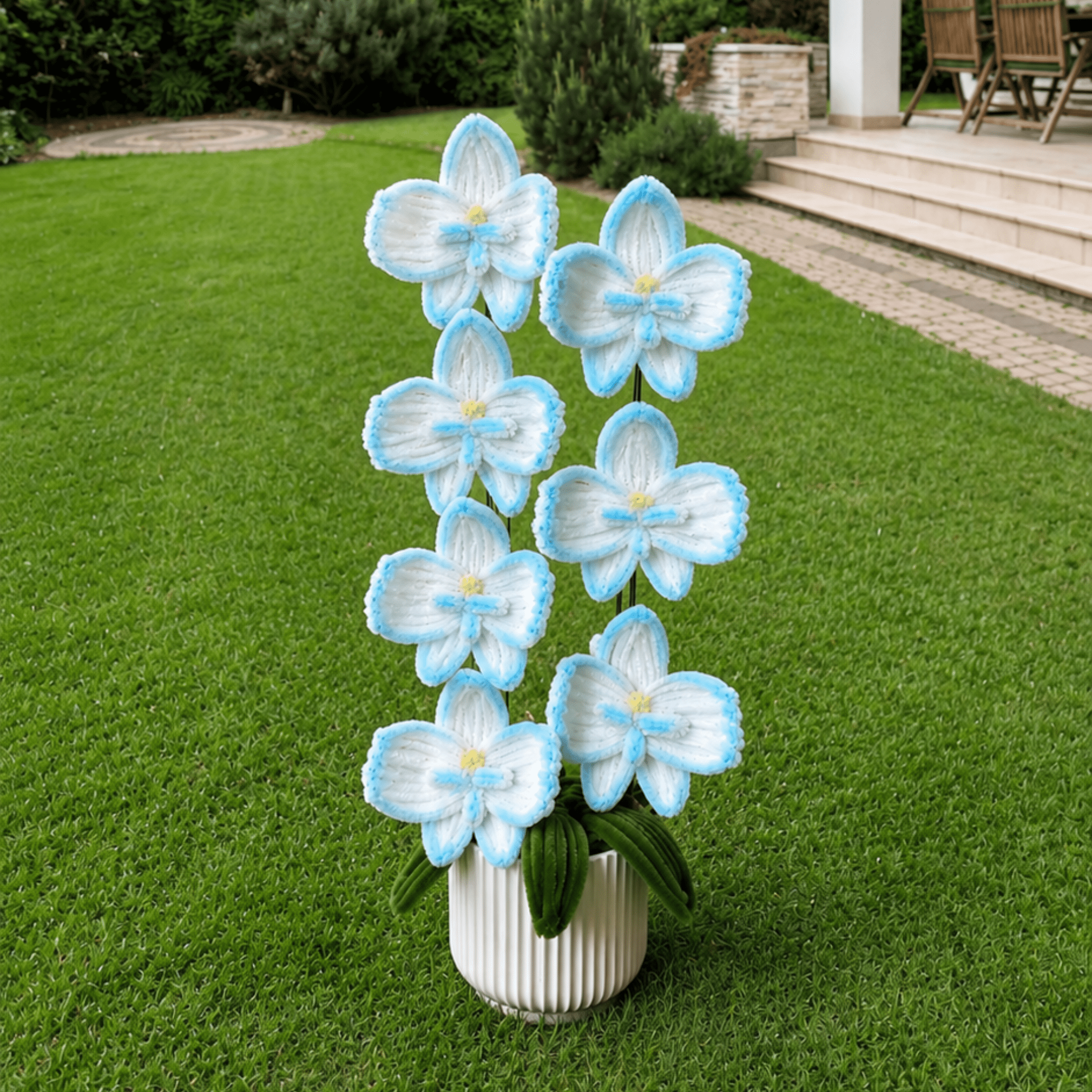 Composition florale - « Aqua Orchid » - Orchidées