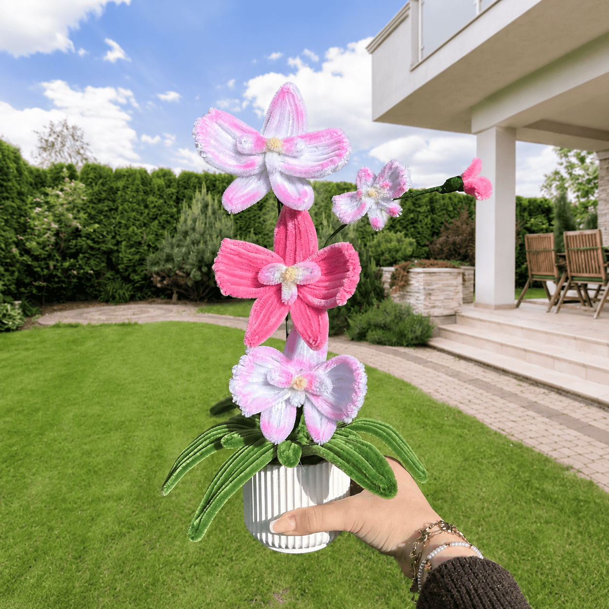 Composition florale d’orchidées - « Orchid Garden »