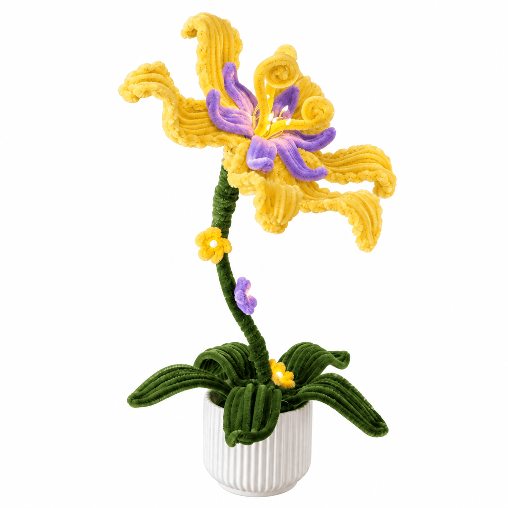 Composition florale - « Raiponce »  avec LEDS