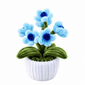 Mini Pot "Marguerite Bleu Ciel"