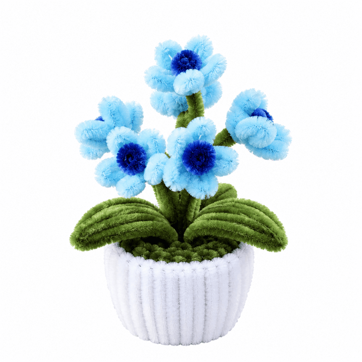 Mini Pot "Marguerite Bleu Ciel"