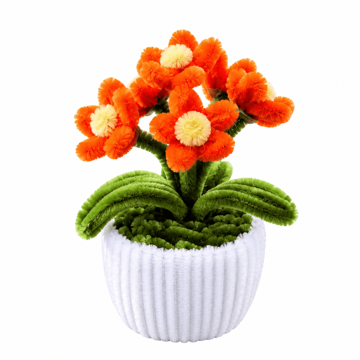 Mini Pot "Marguerite Orange"