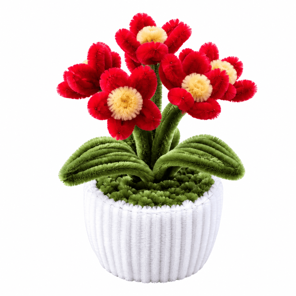 Mini Pot "Marguerite Rouge"1