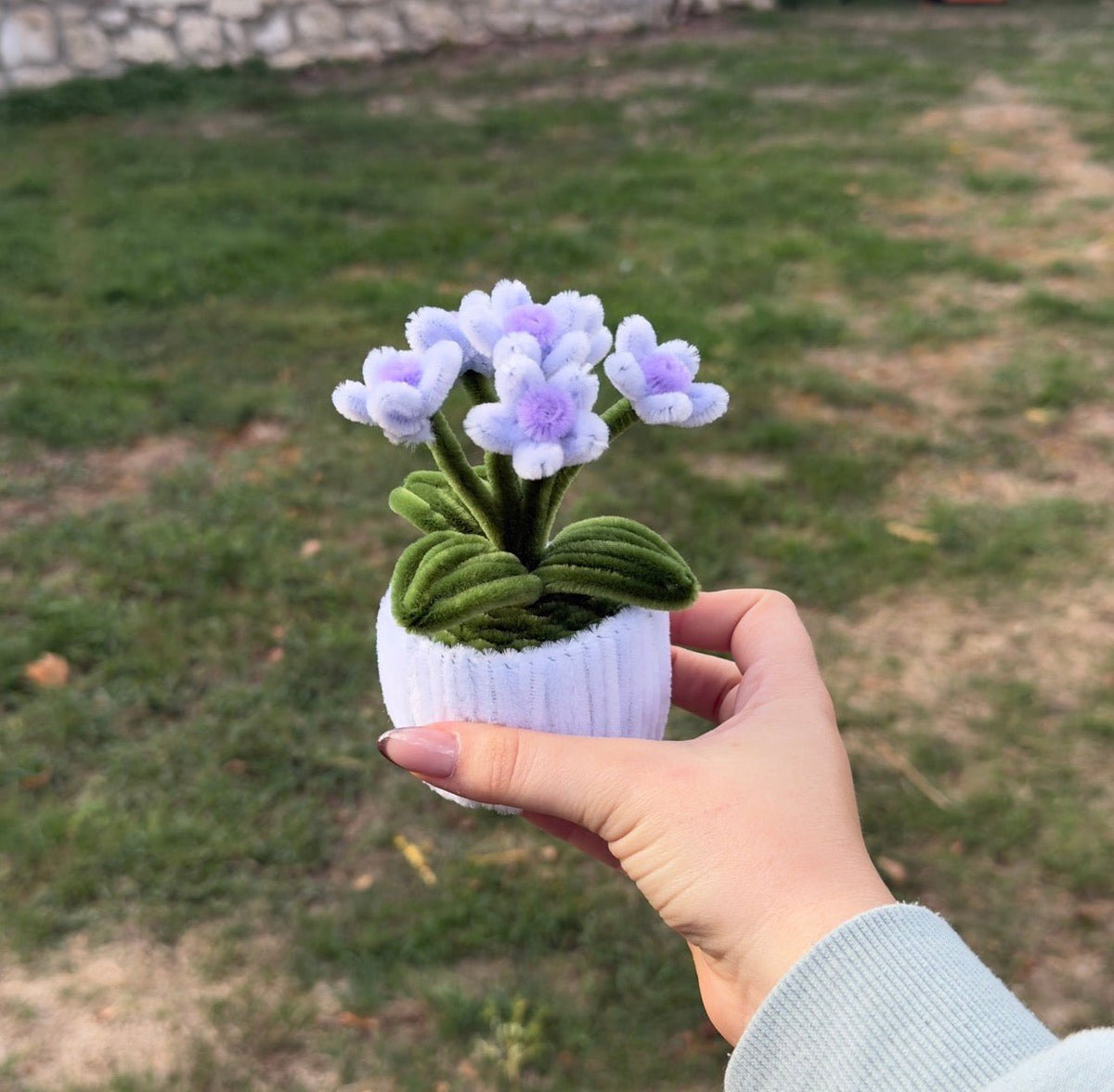 Mini Pot "Marguerite Violet Pastel"3