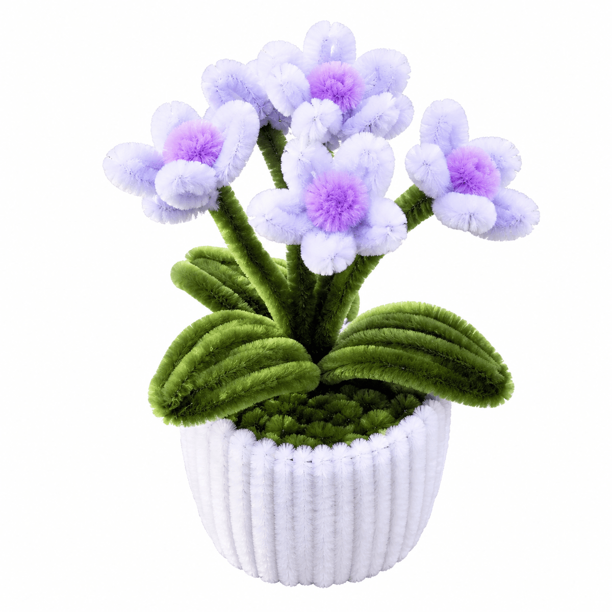 Mini Pot "Marguerite Violet Pastel"1