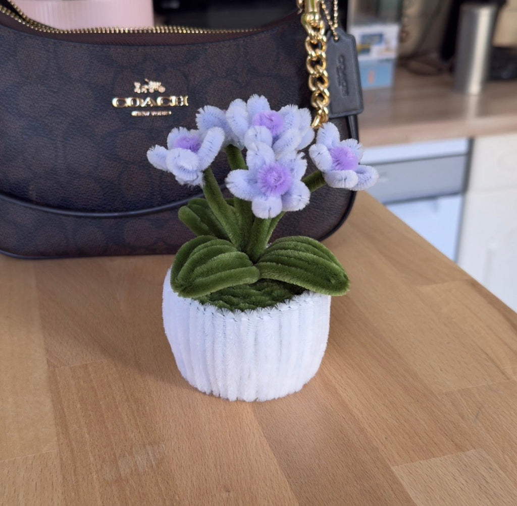 Mini Pot "Marguerite Violet Pastel"5