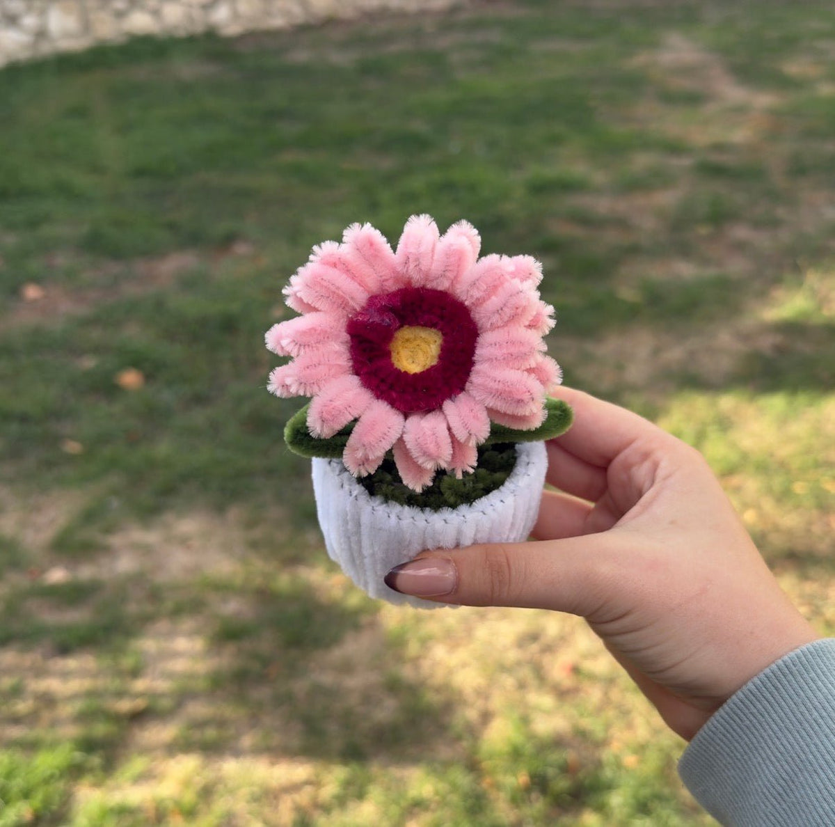 Mini Pot "Soleil Rose"2